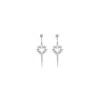 Stephanie Browne Australia Women's Love Comet Earrings - Silver