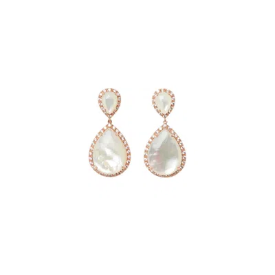 Stephanie Browne Australia Women's Mae Earrings In Rose Gold