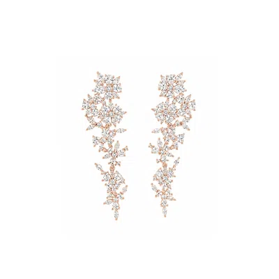 Stephanie Browne Australia Women's Sakura Earrings In Rose Gold