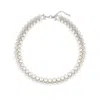 Stephanie Browne Australia Women's Silver Audrey Pearl Necklace In Silver