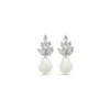 Stephanie Browne Australia Women's Silver Bocheron Fresh Water Pearl Earrings