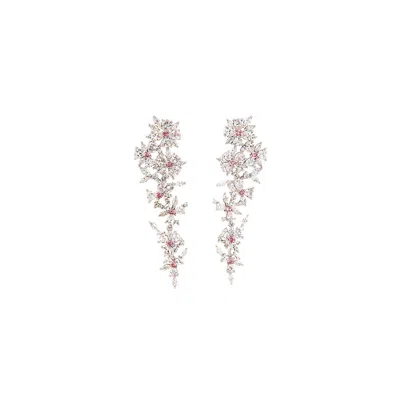 Stephanie Browne Australia Women's Silver Sakura Earrings