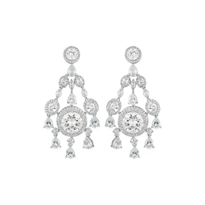 Stephanie Browne Australia Women's Silver Satine Earrings