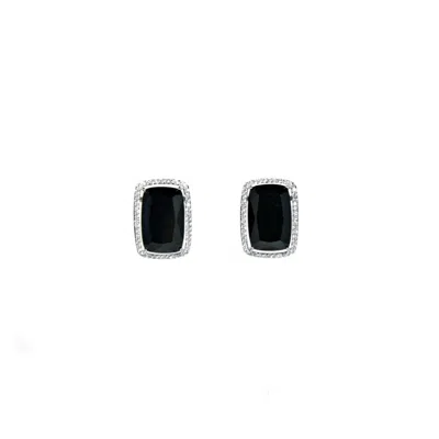 Stephanie Browne Australia Women's Stevie Earrings In Jet Black