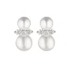 Stephanie Browne Australia Women's White / Silver Audrey Pearl Earrings In Multi