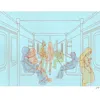 Stephanie Browne Subway Print In Multi