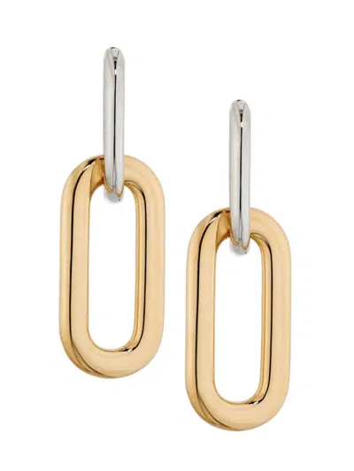 Stephanie Gottlieb Women's Paper Clip 14k Gold Drop Earrings