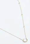 Stephanie Grace Jewellery Rising Moon Necklace In Gold