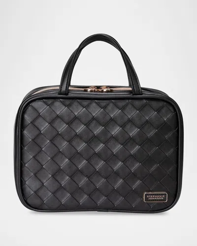 Stephanie Johnson Belize ml Faux Leather Traveler In Black