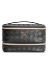 Stephanie Johnson Belize Raven Jenny Cosmetics Train Case In Black