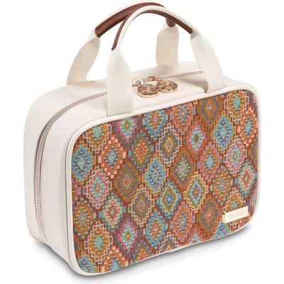 Stephanie Johnson Claire Miami Tortoise Medium Makeup Bag In Multi