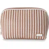 Stephanie Johnson Marabella Mocha Lola Makeup Bag In Brown