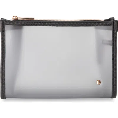 Stephanie Johnson Medium Zip Cosmetic In Brown