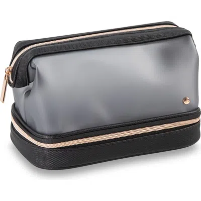 Stephanie Johnson Miami Smoke Hannel Zip Makeup Case In Pink