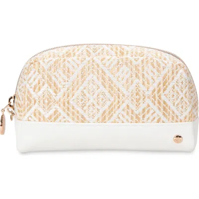 Stephanie Johnson Mini Paros Coconut Mini Mae Cosmetics Pouch In White