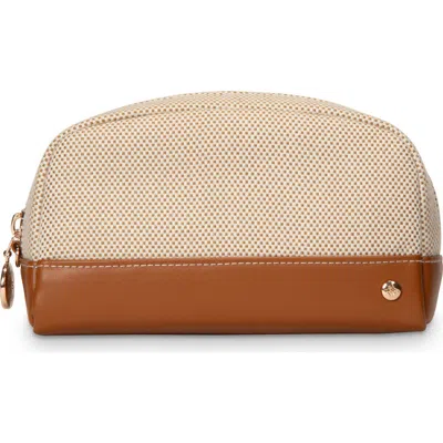 Stephanie Johnson Mini Tropea Ivory Mae Cosmetics Pouch In White