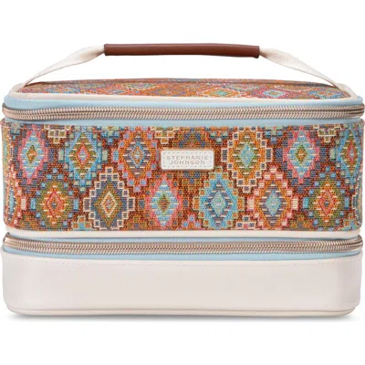Stephanie Johnson Paros Coconut Jenny Train Cosmetics Case In Multi