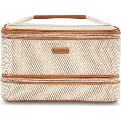 Stephanie Johnson Paros Coconut Jenny Train Cosmetics Case In Neutral