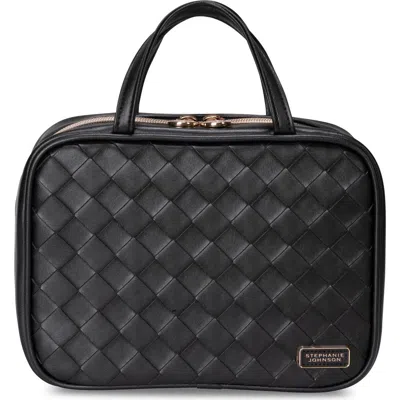 Stephanie Johnson Paros Coconut ml Traveler Cosmetics Case In Black
