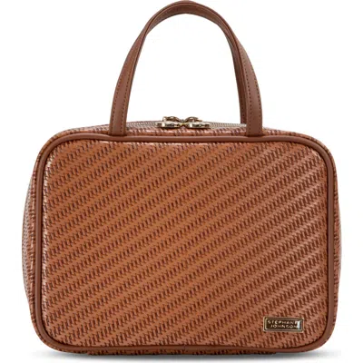 Stephanie Johnson Paros Coconut ml Traveler Cosmetics Case In Brown
