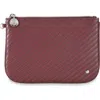 Stephanie Johnson Rosewood Ruby Aria Large Flat Cosmetics Pouch In Purple