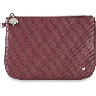 Stephanie Johnson Rosewood Ruby Aria Large Flat Cosmetics Pouch In Purple