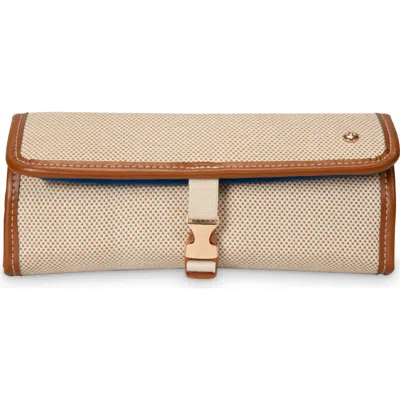 Stephanie Johnson Tropea Ivory Ashley Jewelry Roll In White