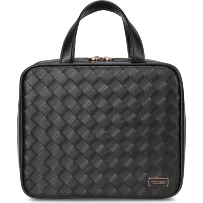 Stephanie Johnson Tropea Onyx Martha Large Brief Makeup Case In Black