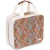 Stephanie Johnson Tropea Onyx Martha Large Brief Makeup Case In Multi