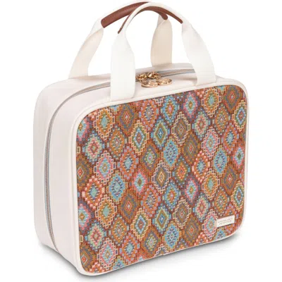 Stephanie Johnson Tropea Onyx Martha Large Brief Makeup Case In Multi