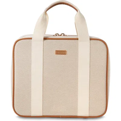 Stephanie Johnson Tropea Onyx Martha Large Brief Makeup Case In White