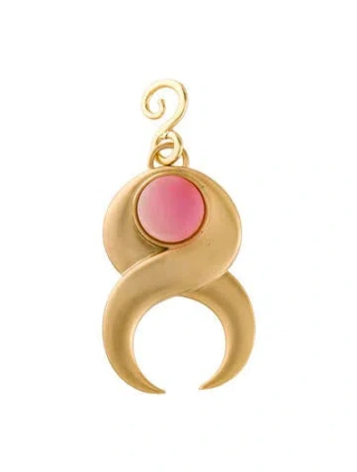 Pre-owned Stephanie Kantis Dyed Mother Of Pearl Vanguard Pendant In Multi