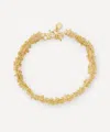 Stephanie Schneider Gold Fringe Edge Medium Chain Bracelet