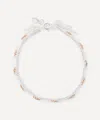 Stephanie Schneider Mixed Metal Staple Woven Thin Chain Bracelet