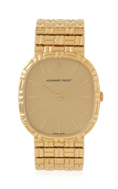 Stephanie Windsor 18k Yellow Gold Vintage Audemars Piguet Bamboo