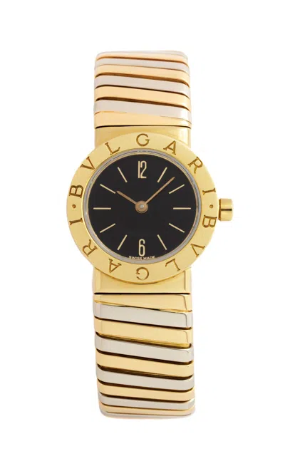 Stephanie Windsor Bulgari Model Bb232t 18k Yellow Gold Watch In Gold