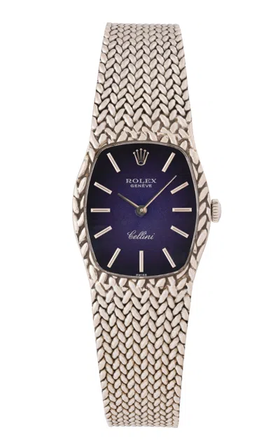 Stephanie Windsor Rolex Cellini 18k White Gold Watch