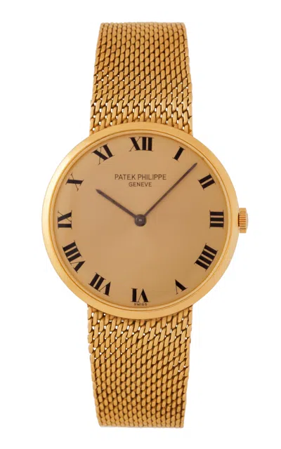Stephanie Windsor Vintage Patek Philippe Calatrava Watch In Gold