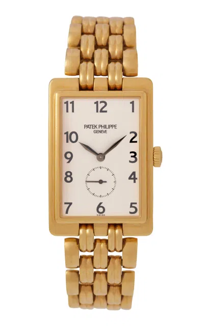Stephanie Windsor Vintage Patek Philippe Gondolo Watch In Gold