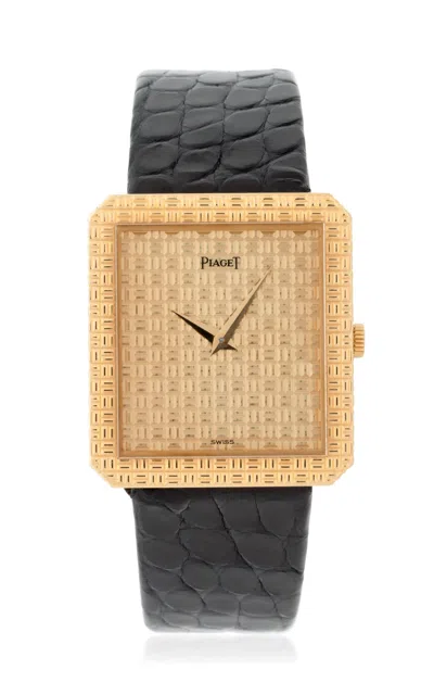 Stephanie Windsor Vintage Piaget Protocole Watch In Gold