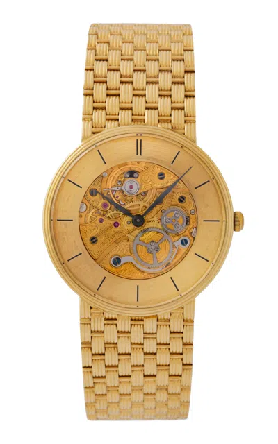 Stephanie Windsor Vintage Vacheron Constantin Patrimony Squelette Watch In Gold