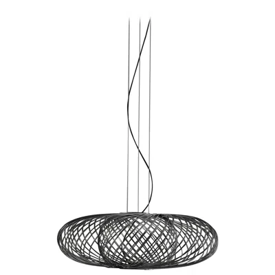 Pre-owned Stephen Burks Anwar T 30 Suspension Lamp By , Mid-century Modern In Black