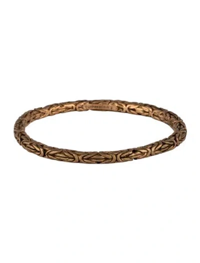 Pre-owned Stephen Dweck Bangle Bracelet, 8" In Multi