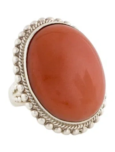 Pre-owned Stephen Dweck Chalcedony Cocktail Ring In Multicolor
