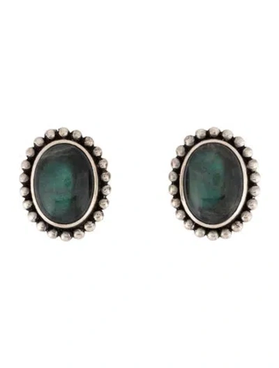Pre-owned Stephen Dweck Clip-on Earrings In Blue