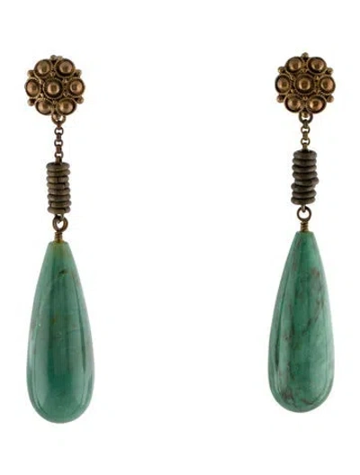 Pre-owned Stephen Dweck Drop Earrings In Multi