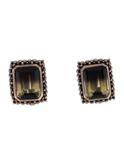 Pre-owned Stephen Dweck Quartz Clip-on Earrings In Multi