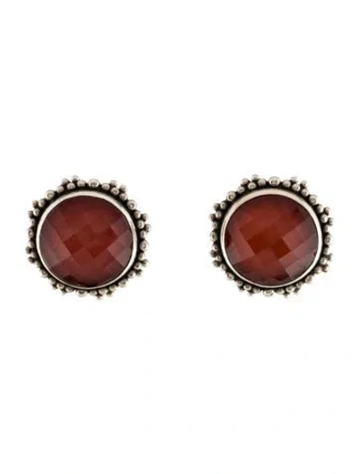 Pre-owned Stephen Dweck Quartz Doublet Clip-on Earrings In Multi