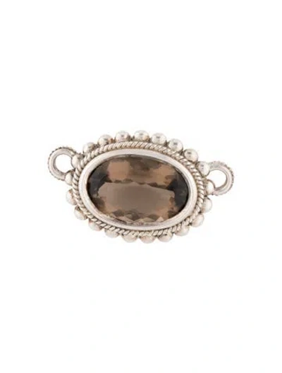 Pre-owned Stephen Dweck Smoky Quartz Pendant In Multi