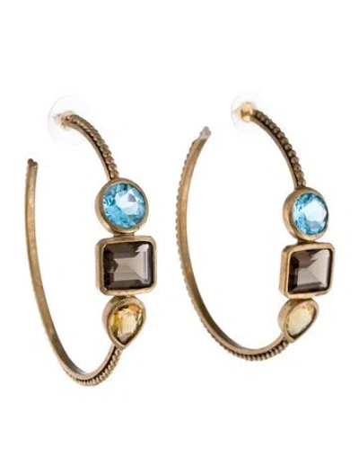 Pre-owned Stephen Dweck Statement Hoop Earrings